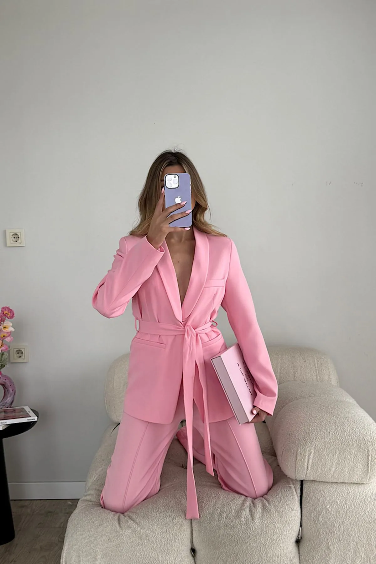 Bağlamalı Takım Pembe