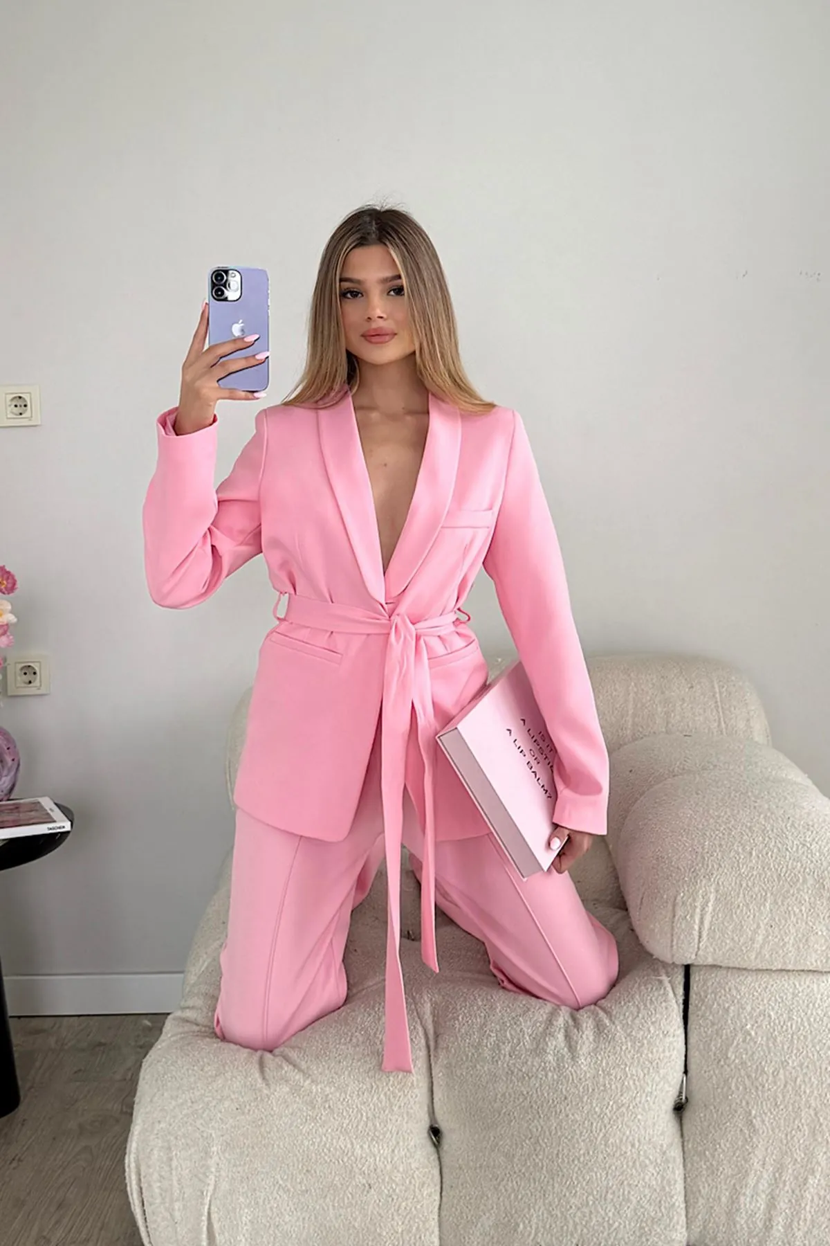 Bağlamalı Takım Pembe