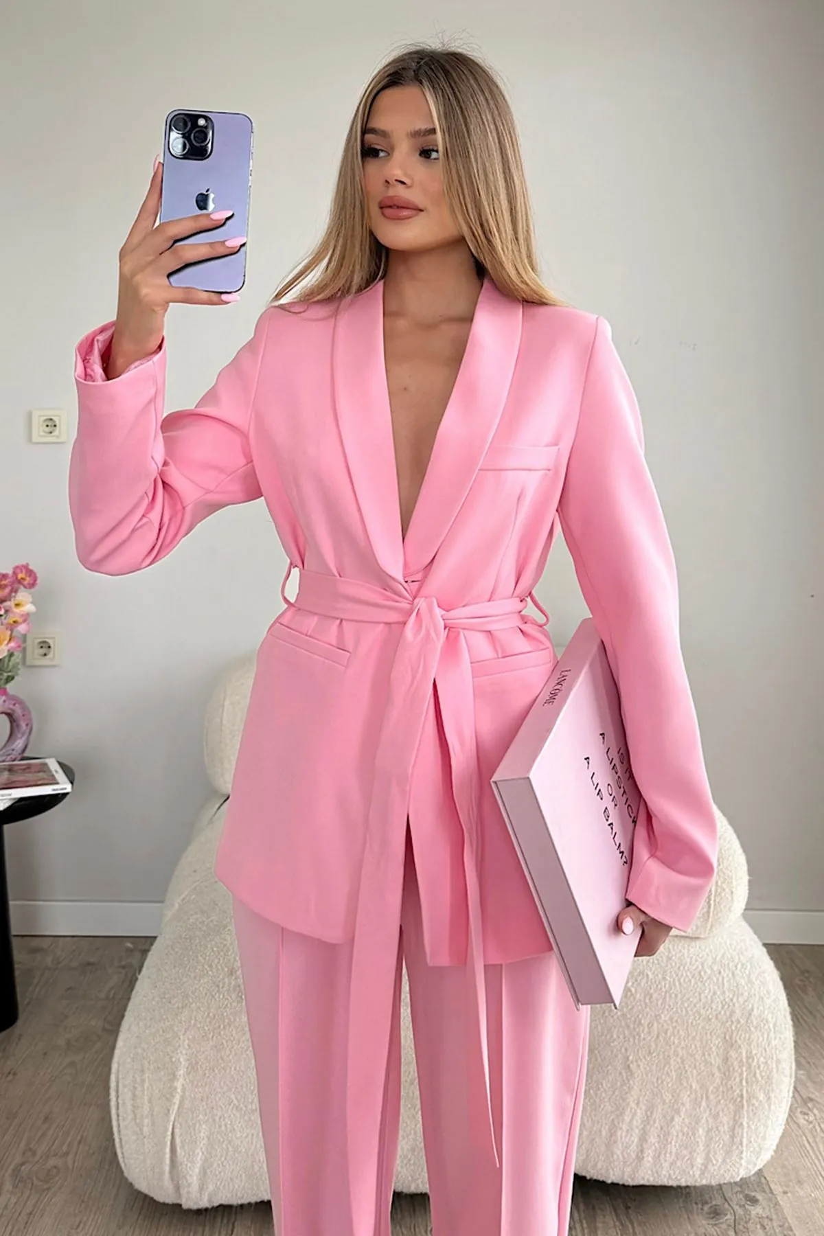 Bağlamalı Takım Pembe
