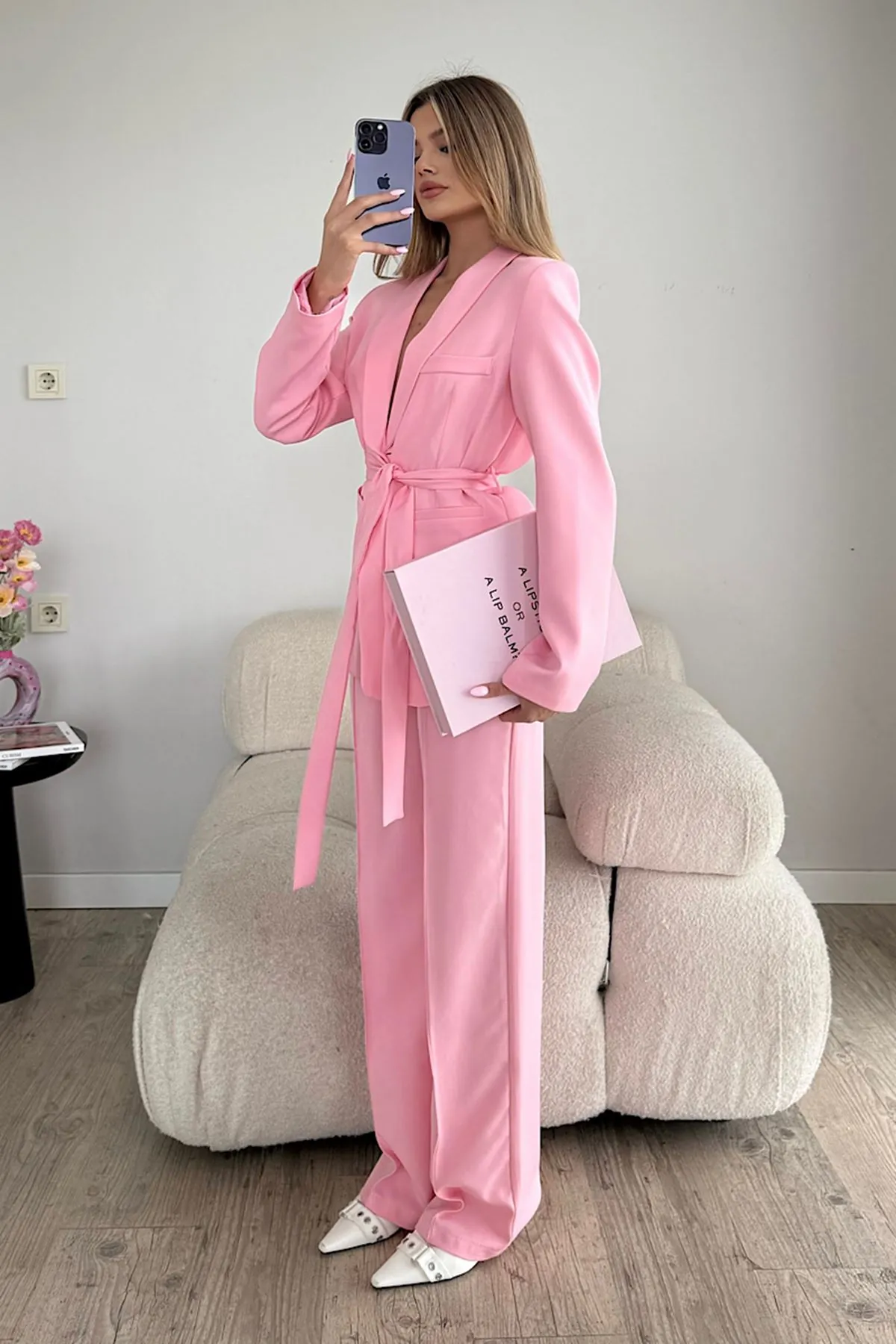Bağlamalı Takım Pembe