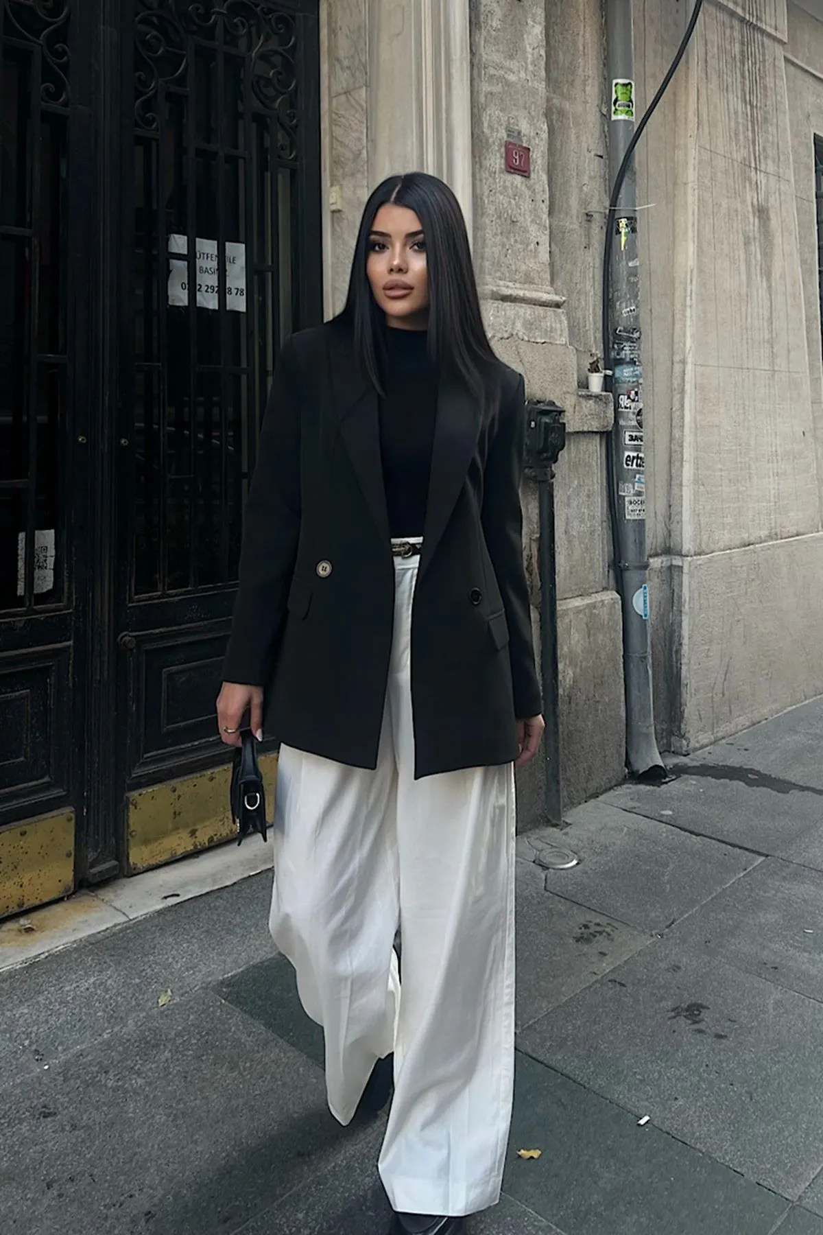 Oversize Blazer Ceket Siyah