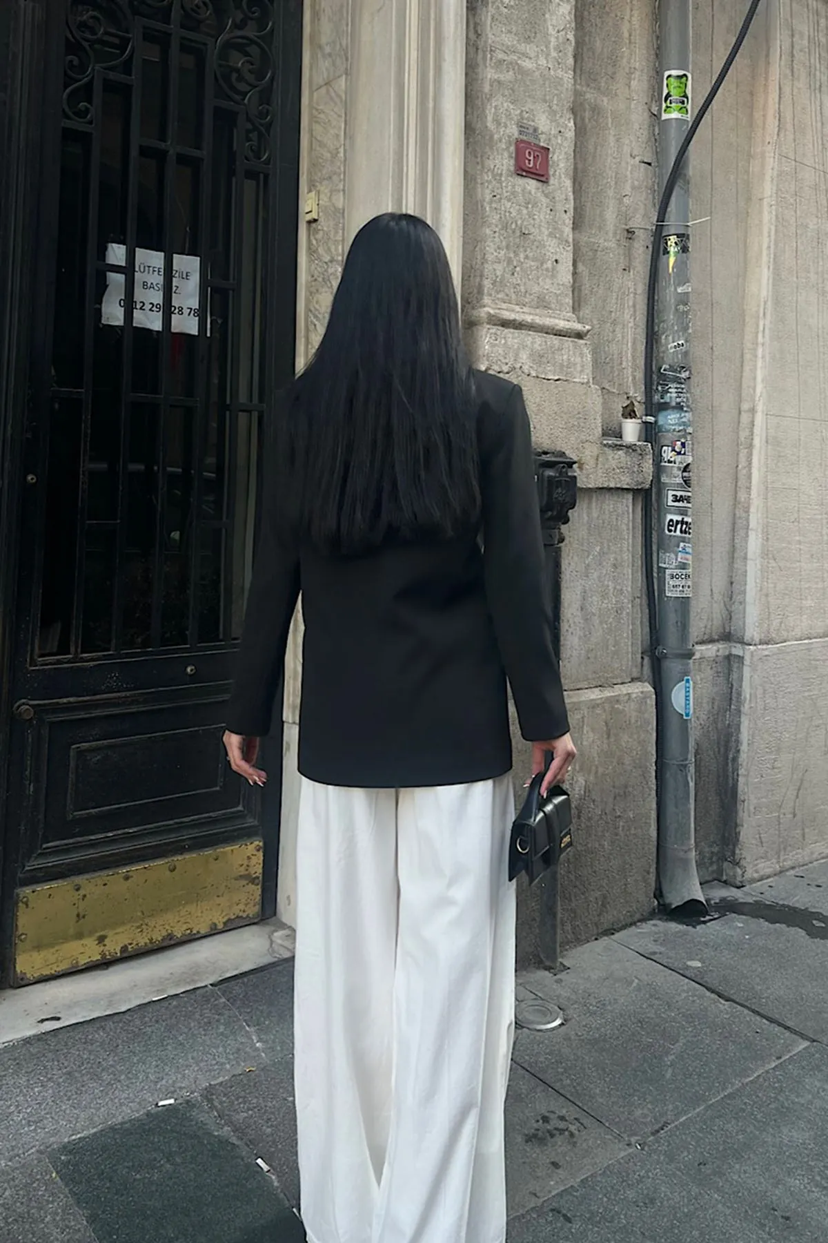 Oversize Blazer Ceket Siyah
