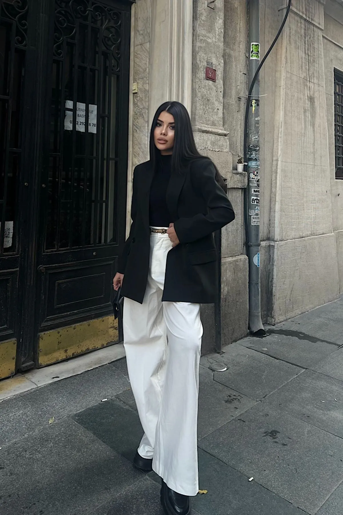 Oversize Blazer Ceket Siyah