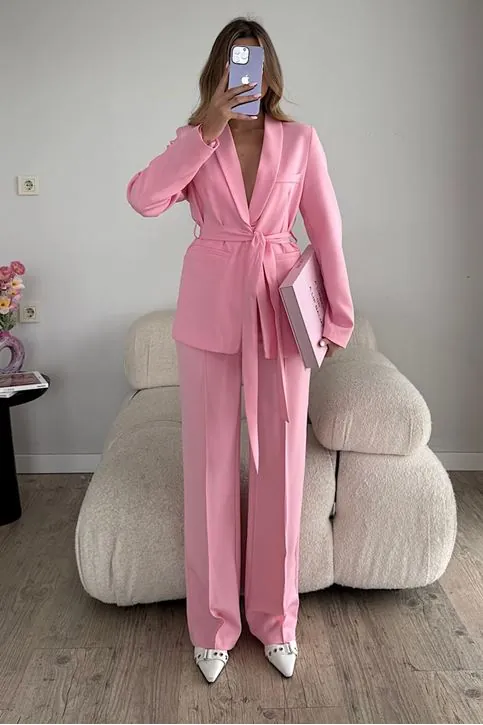 Bağlamalı Takım Pembe