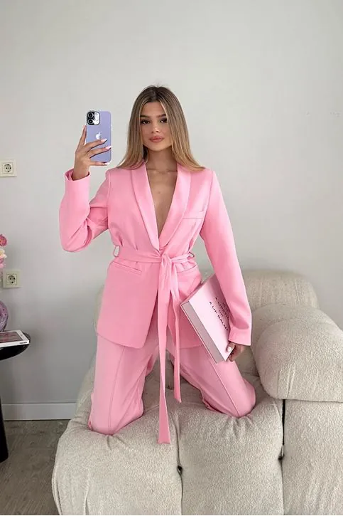 Bağlamalı Takım Pembe